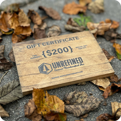 Wooden Gift Cards